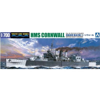 1/700 HMS Cornwall British Heavy Cruiser SP