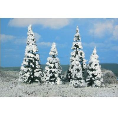 Snowy Firs 7-14cm (5 pieces)