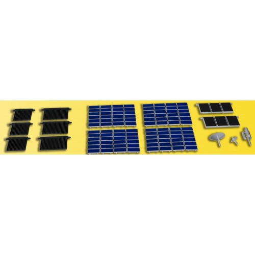 HO Deco set Solar,photovoltaic & tube un