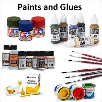 Paints and Glues