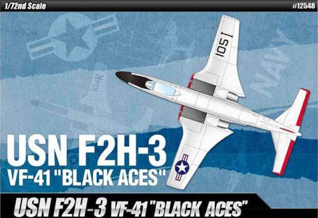 1/72 USN F2H-3 VF-41 Black Aces