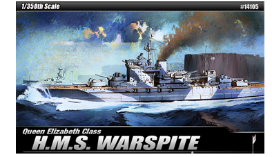 1/350 HMS Warspite Queen Elizabeth Class