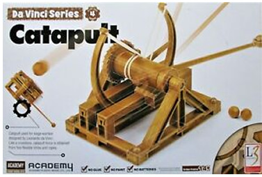 Leonardo Da Vinci’s Catapult Snap Together