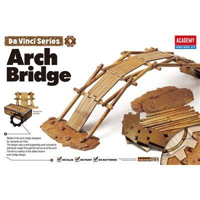 Leonardo Da Vinci’s Arch Bridge Snap Together