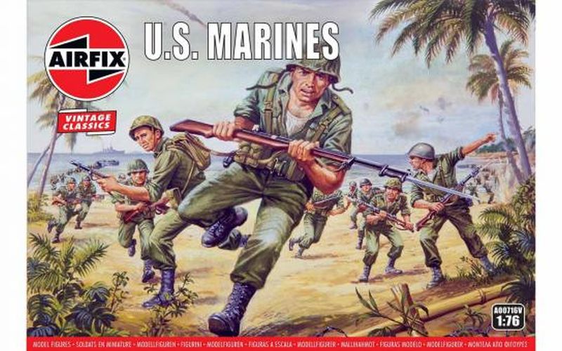 1/76 WWII US Marines 