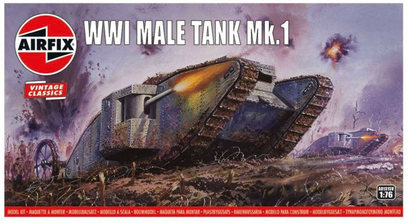 1/76 WWI Male Tank Mk 1
