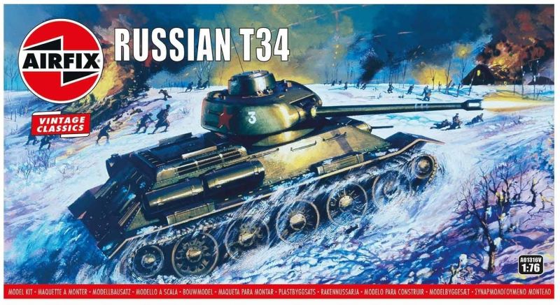 1/76 Russian T34 Medium Tank