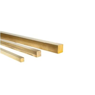 Square Brass Rod 2mm x 2mm x 305mm (2 pieces)