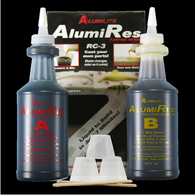 RC-3 AlumiRes Black - 32oz kit