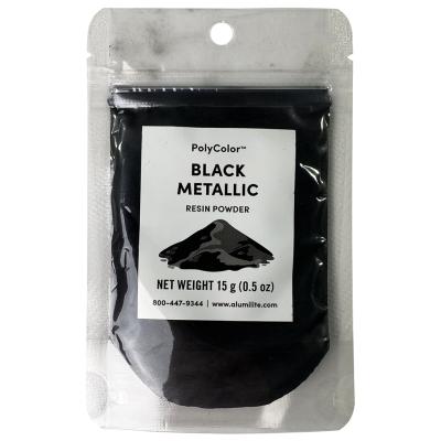 15gm Black Metallic Resin Powder