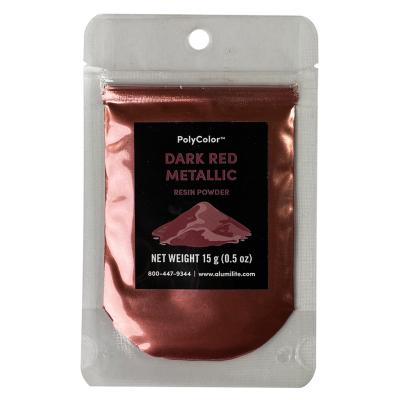 15gm Dark Red Metallic Resin Powder