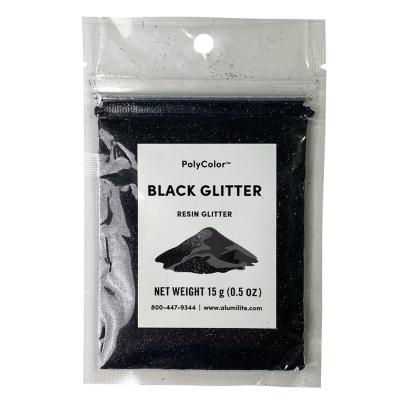 15gm Black Glitter Resin Powder