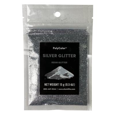 15gm Silver Glitter Resin Powder