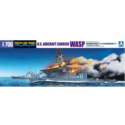 1/700 USS Wasp Us Aircraft Carrier & I-19 IJN Submarine