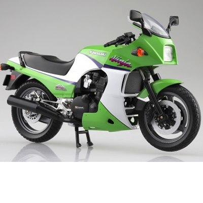 1/12 Kawasaki GPZ900R Lime Green - Painted and Assembled