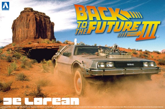 1/24 DeLorean Car Rail Version Back to t