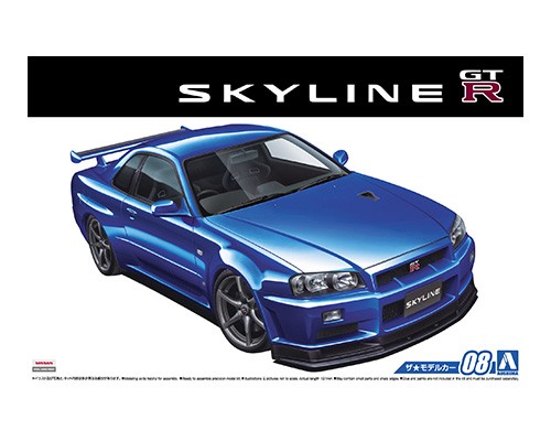 1/24 Nissan BNR34 Skyline GT-R V-Spec II '02