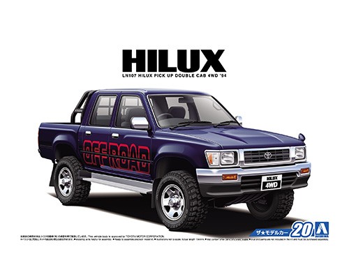 1/24 Toyota LN107 Hilux Pick Up Double Cab 4WD '94