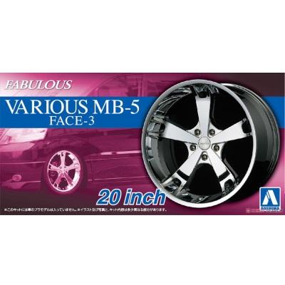 1/24 Rims & Tyres Fabulous Various MB-5 Face-3 20 inch