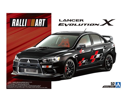 1/24 Mitsubishi Lancer Evolution X RALLIART CZ4A '07