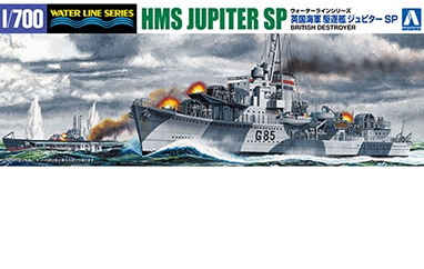 1/700 HMS Jupiter SP British Destroyer