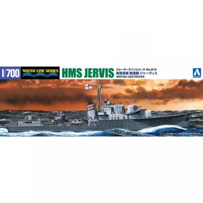 1/700 HMS Jervis Royal Navy Destroyer