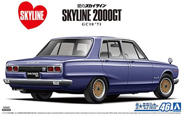 1/24 Nissan Skyline 2000GT GC10 '71