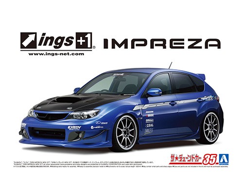 1/24 ings GRB Imopresa WRX STI '07 (Subaru)