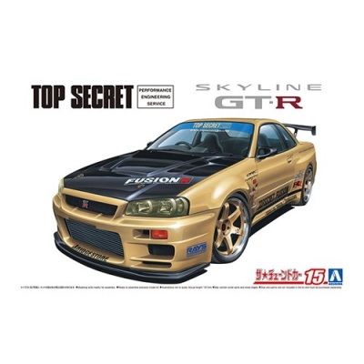 1/24 '02 Nissan BNR34 Skyline TOP SECRET
