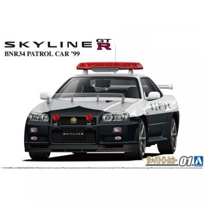 1/24 Nissan BNR34 Skyline GT-R Patrol Car '99