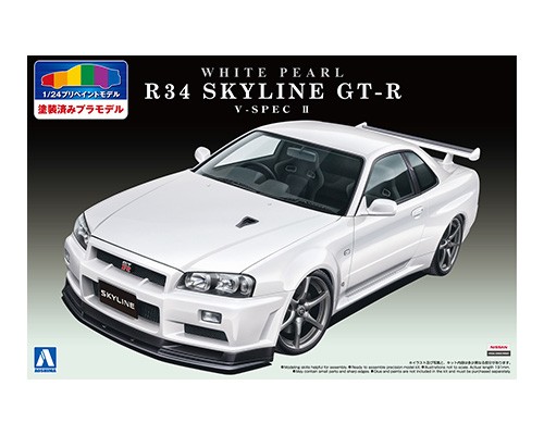 1/24 Nissan R34 Skyline GT-R V-Spec 2