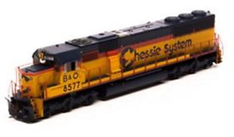 HO RTR SD50 CSX/Chessie Patched #8557