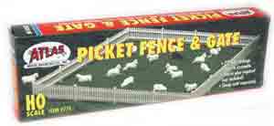 HO Picket Fence & Gate Kit