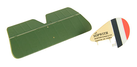 Tailset w/decals Sopwith Pup
