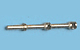 17mm, 2 holes, Rail Stanchion (20)