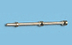 23mm, 2 hole, Rail Stanchion (10)