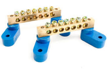 Solid Brass Power Distribution Bars (2 pack)