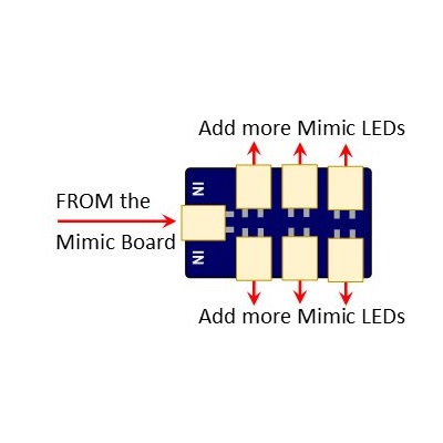 Multiple Mimic LED Connector (3 pack)