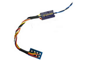 Zen Black Decoder Super Thin Nano 8 pin w/harness 2 function Zen Black Decoder Super Thin Nano 8 pin w/harness 2 function