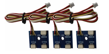 3 x MED (1M) Cobalt-SS Universal ext leads w/Reverse Connection option