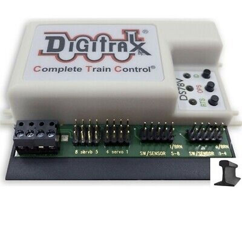 8 Servo Loconet Stationary & Accessory Decoder for turnout control