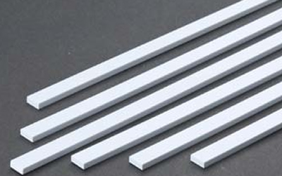 2 x 2.5mm Strip white (8 pce)