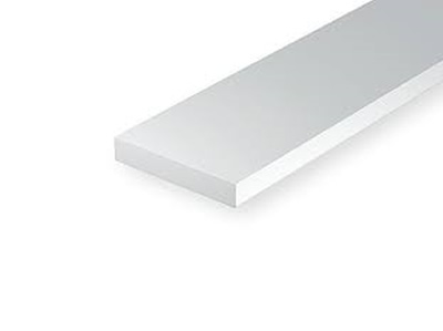 S Scale 1x10 Styrene strip