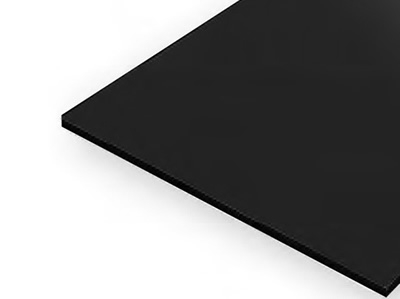 Black styrene sheets .01