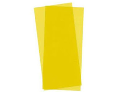 Yellow Trans sheet 6 x 12 x .010 (2)