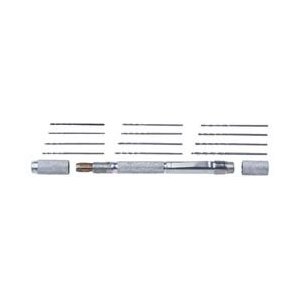 Pin Vise with 12 Drills