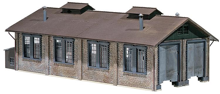 HO Two-Stall Engine Shed