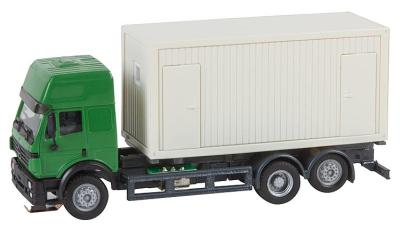 HO Car System Lorry MB SK94 w/Building site container