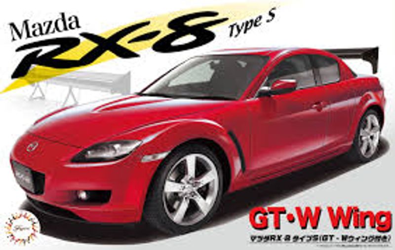 1/24 Mazda RX8 TS w/GT W Wing