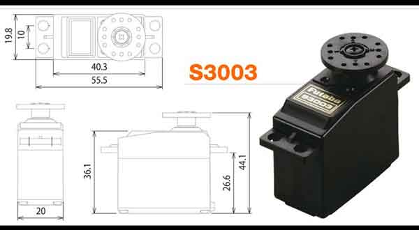 Futaba S3003 servo